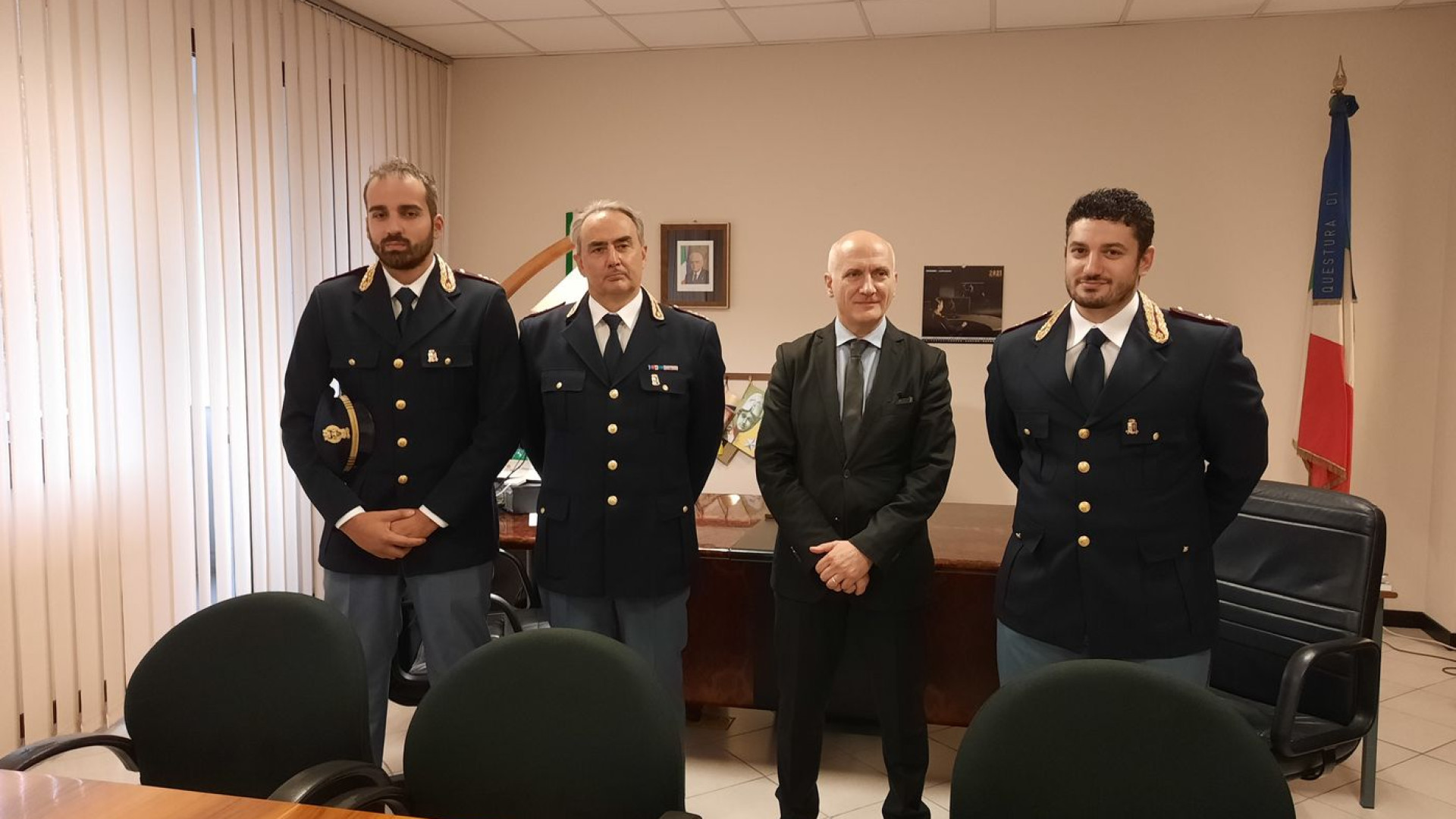 Questura, nuovi dirigenti: Zaccone all'immigrazione e Verdecchia alle volanti
