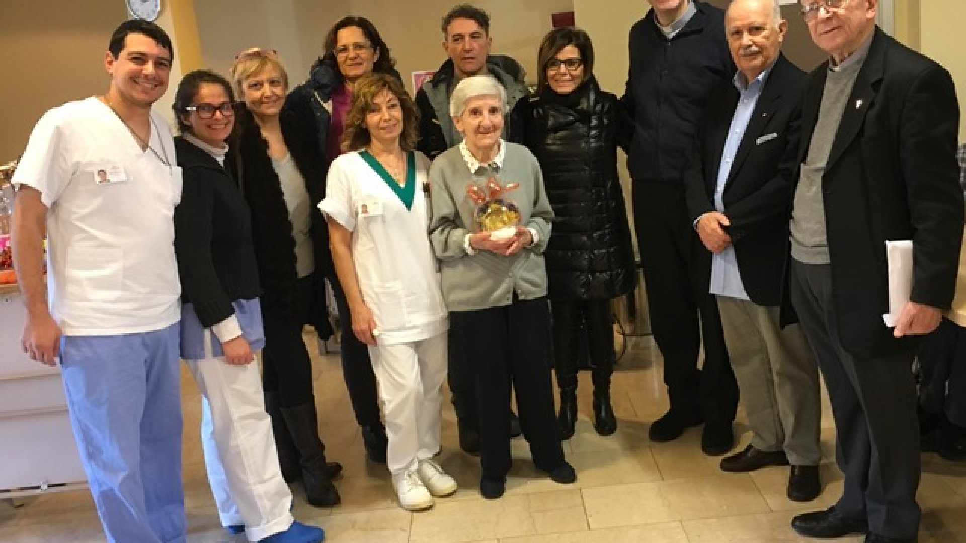 Il sindaco Patrizia Barbieri e l’assessore Federica Sgorbati in visita al Pio Ritiro Cerati