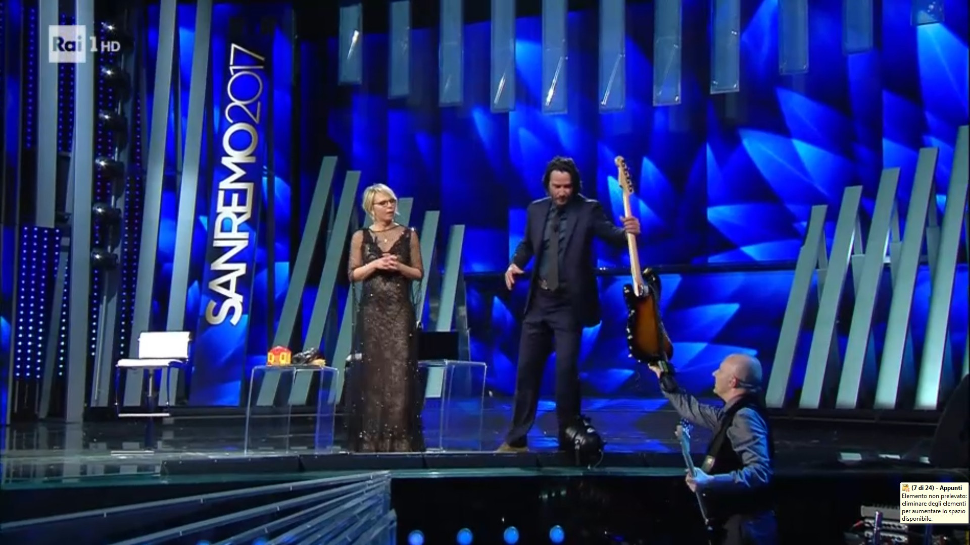 Il piacentino Lorenzo Poli a Sanremo:  “Keanu Reeves ha suonato il mio basso”