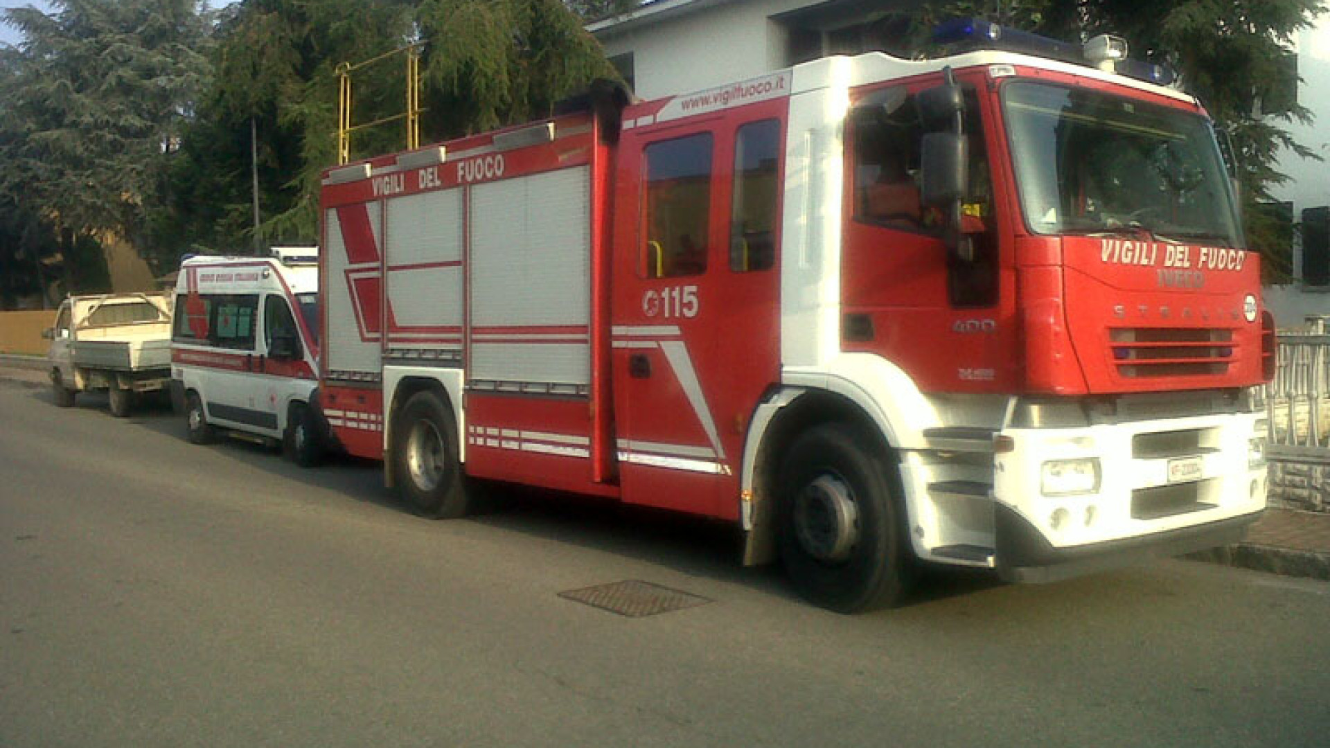 Incendio in abitazione