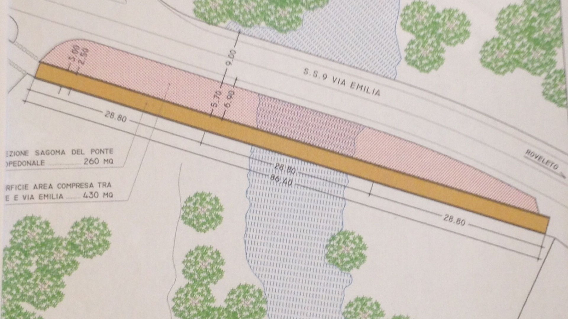 Cadeo, in arrivo un nuovo ponte ciclopedonale sul torrente Chiavenna