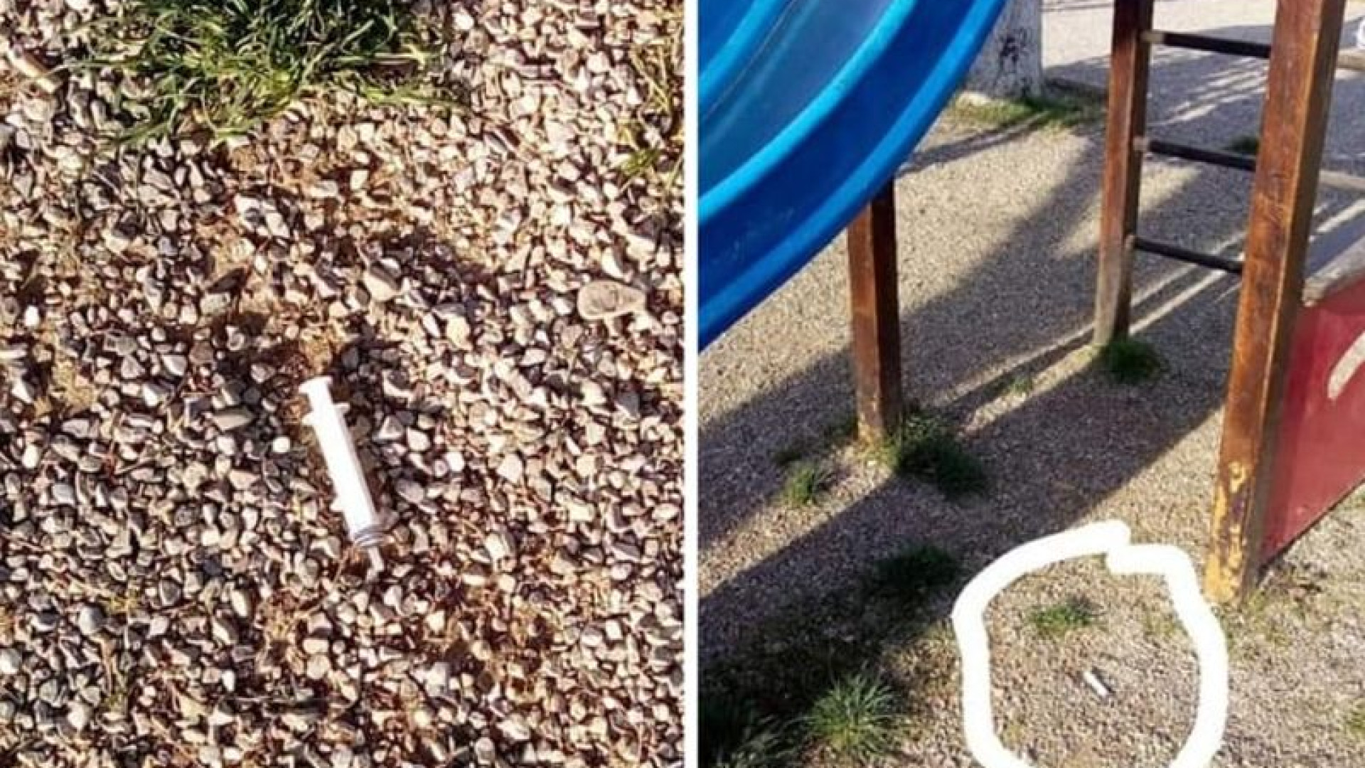 Siringhe nel parco dove giocano i bambini, papà lancia l'allarme