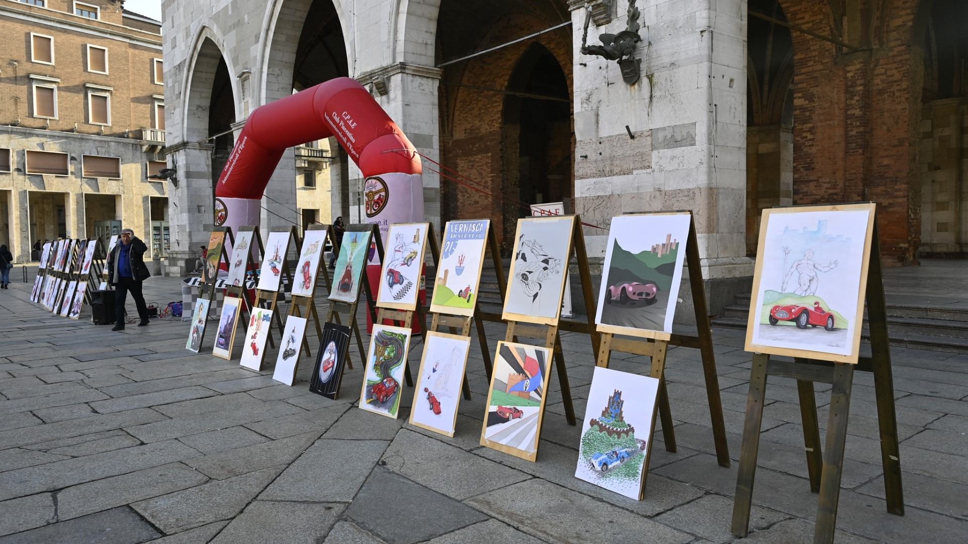 La pittura incontra le auto d'epoca. Sabato verrà scelto il manifesto della Silver Flag