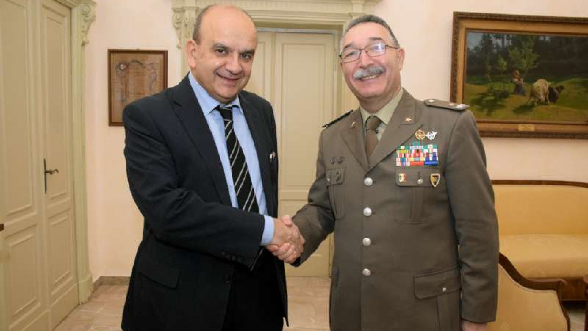 Il sindaco Dosi incontra il gen. Cosimo De Lorenzo