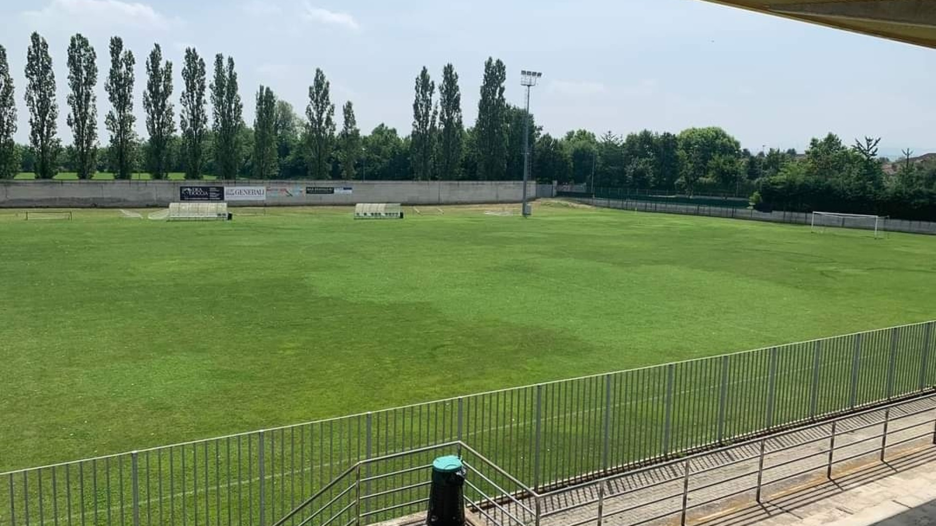 Nuove luci per il campo sportivo “Garatti” di Vigolzone, 67% di risparmio