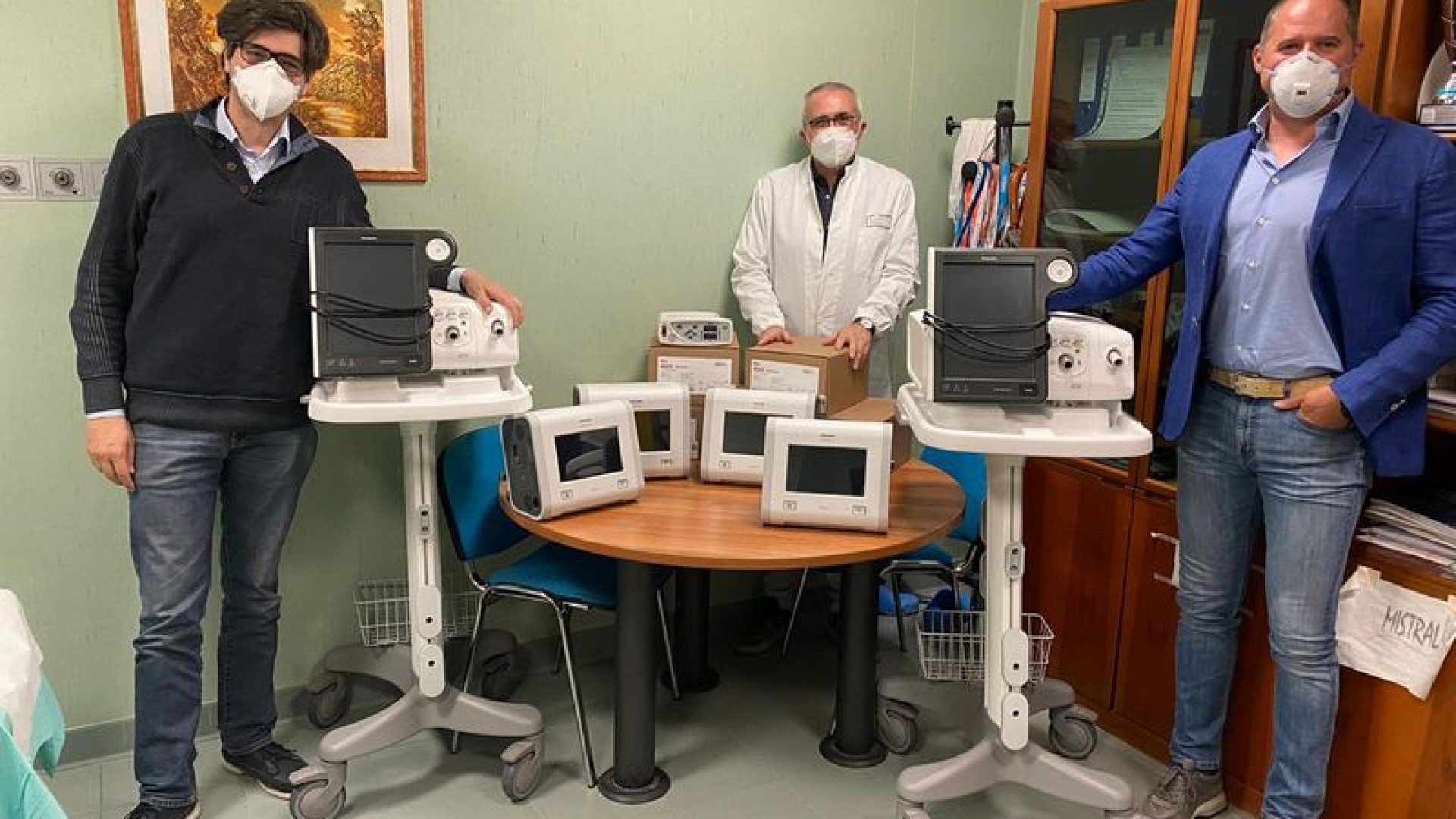 La solidarietà non si ferma: donazione di Confapi alla Pneumologia