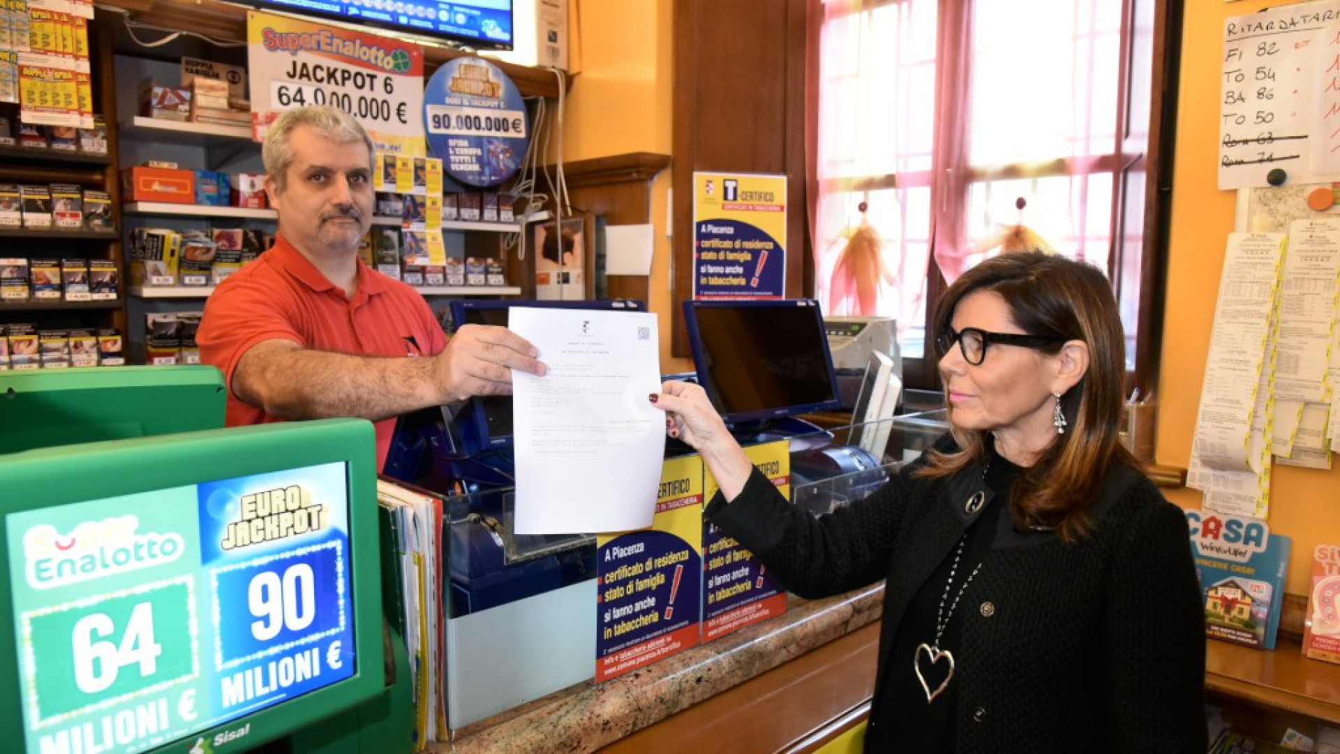 Certificati in tabaccheria, anche nei festivi:  parte il sistema T-Certifico