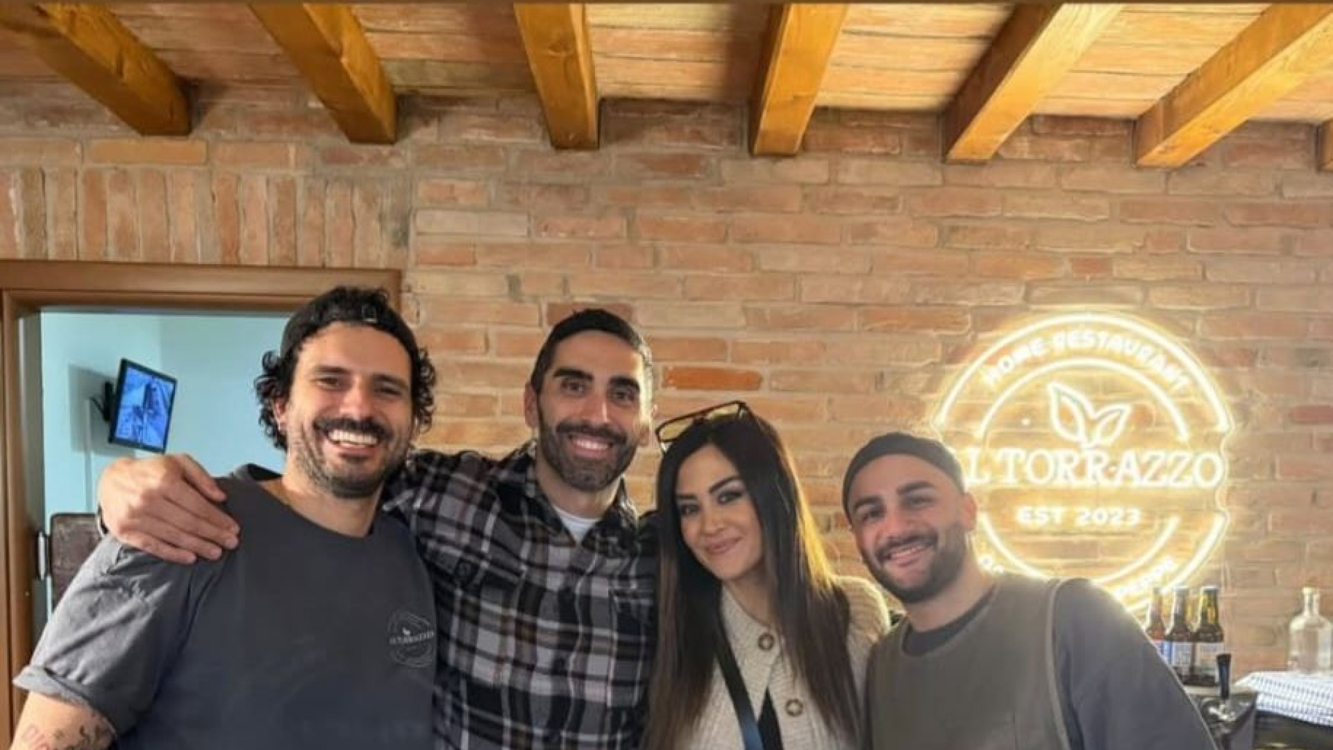 Domenica piacentina per Palmas e Magnini a pranzo in collina: "Che meraviglia"