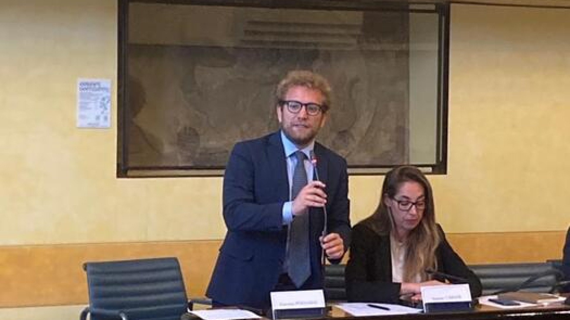 CRV - Giacomo Possamai, neosindaco di Vicenza, si è congedato da palazzo Ferro Fini