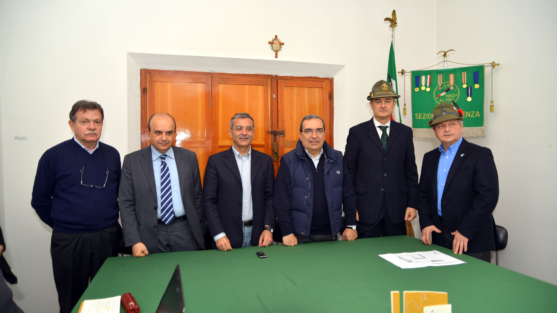 Ecco il pannello a ricordo dell'Adunata nazionale degli alpini