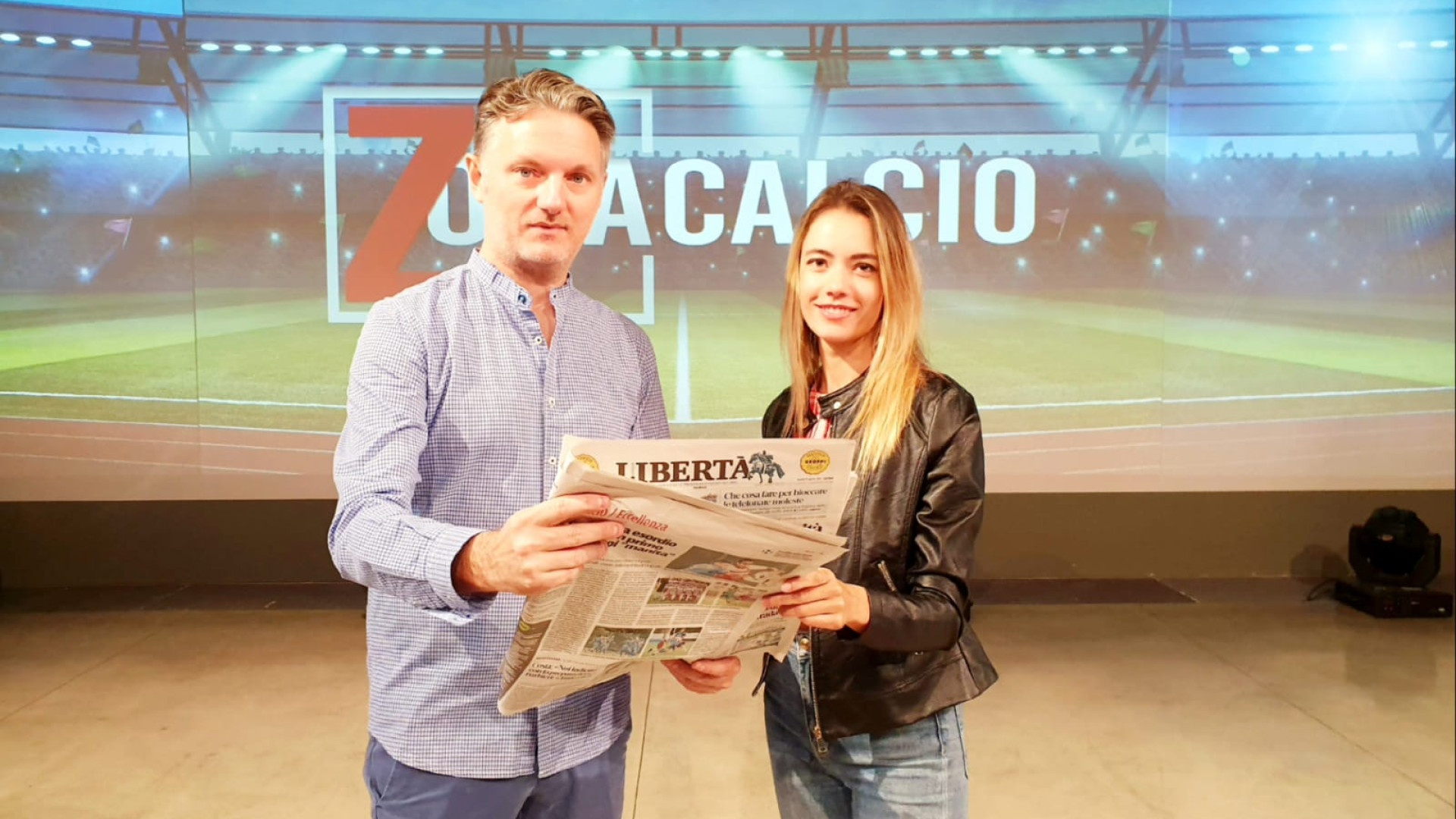 Stasera alle 20.30 torna Zona Calcio su Telelibertà: ospiti Cesarini e Cavalli