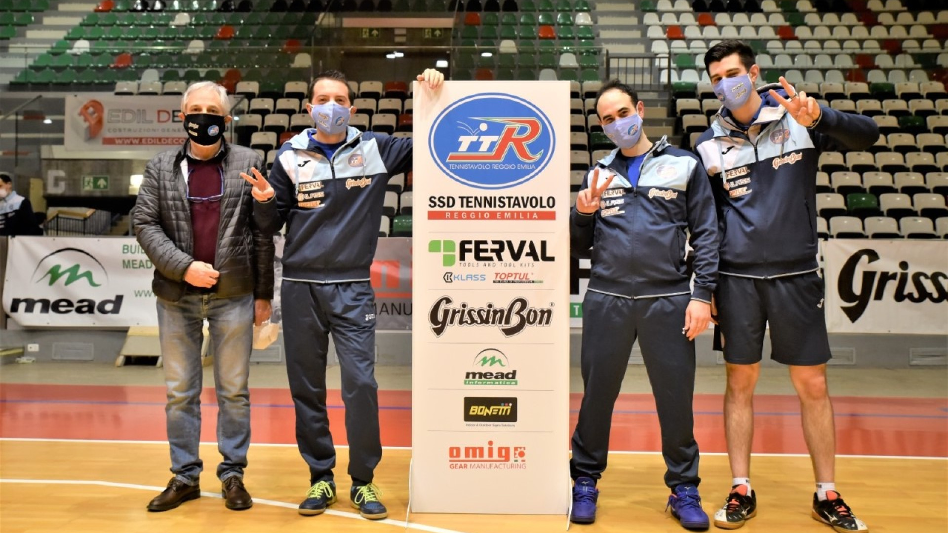 Tennistavolo A1 maschile, Reggio Emilia vola con la doppietta piacentina