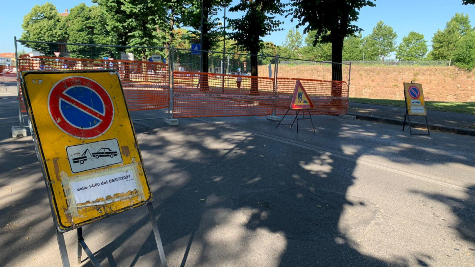 Zona 30 in viale Patrioti, lavori in corso: divieto di circolazione fino al 17 luglio