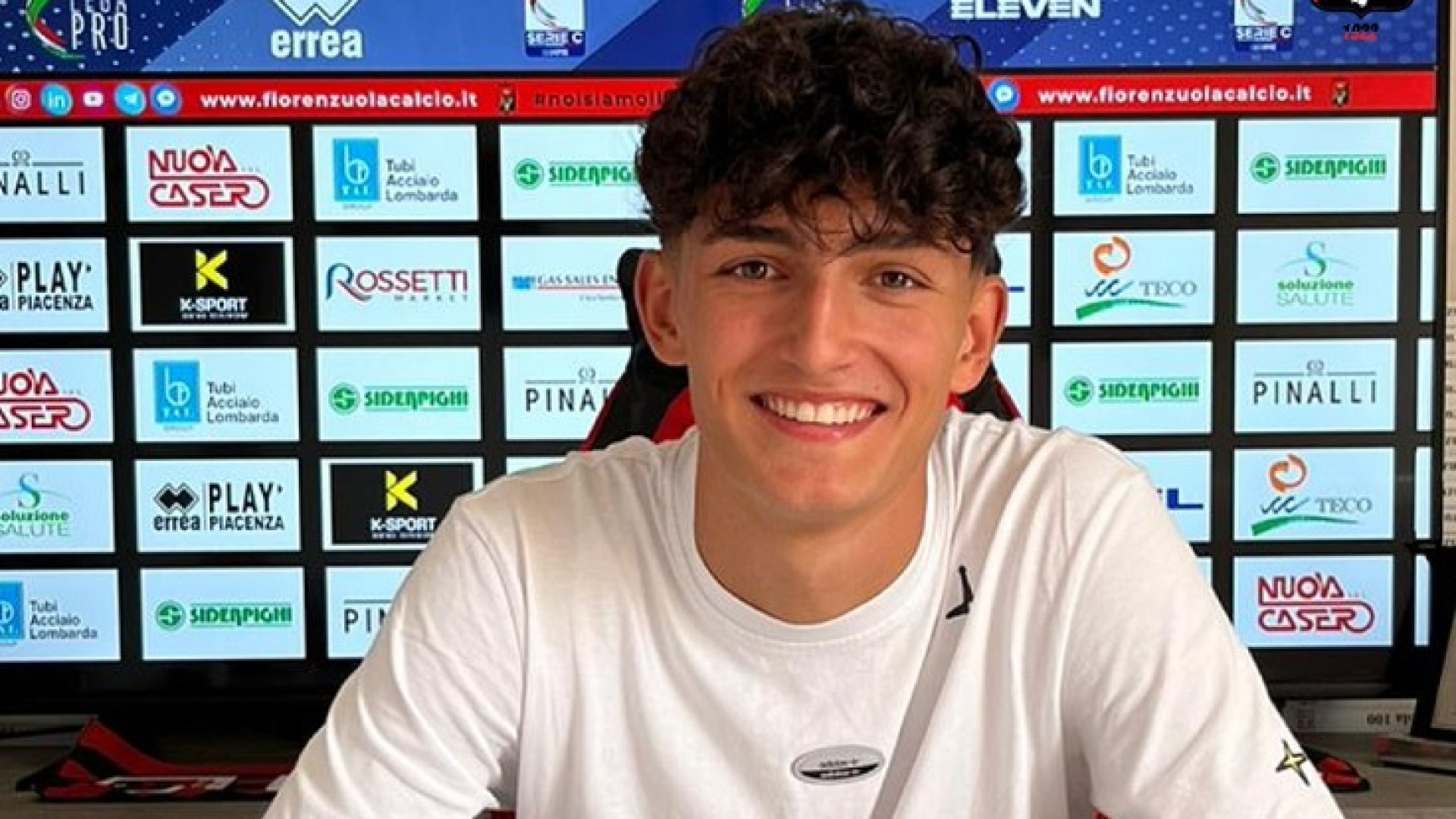 Dal rossonero del Milan a quello del Fiorenzuola: ecco Enrico Di Gesù