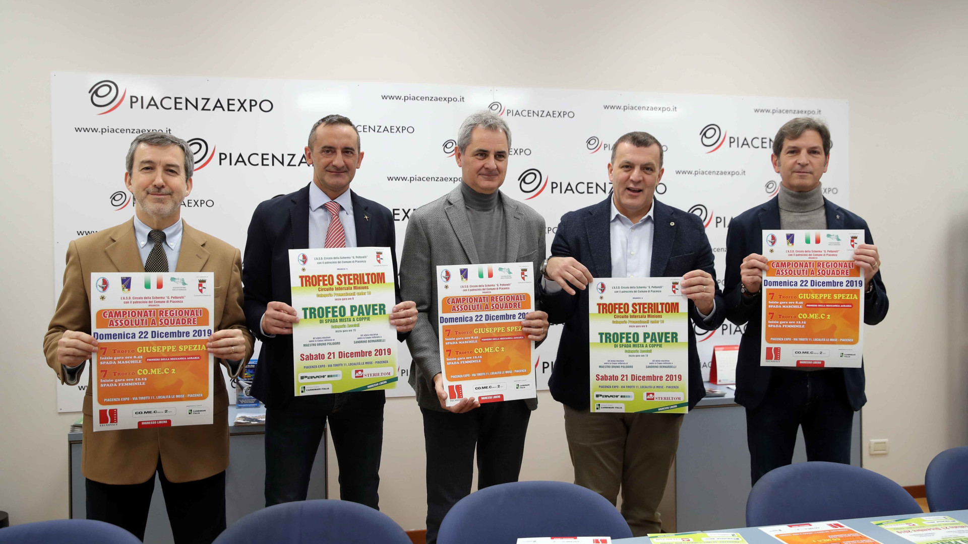 Il meglio della scherma nel fine settimana a Piacenza Expo