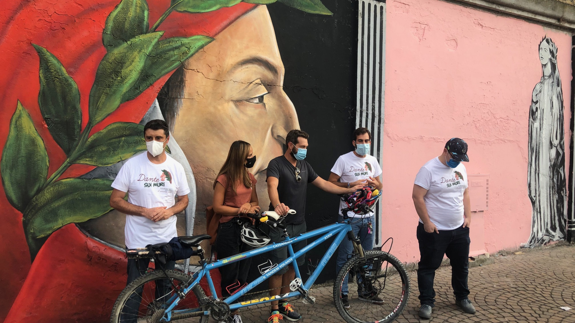 Murales di Dante, dedica dei promotori allo sportivo dal cuore d'oro Diego Guerriero