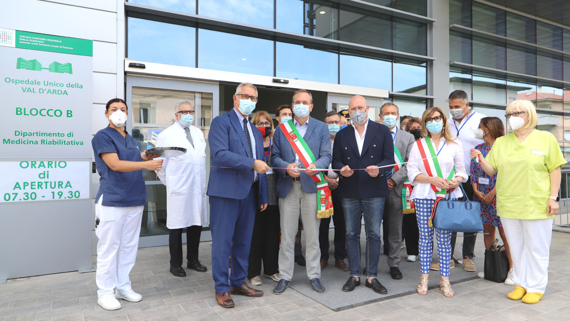Fiorenzuola, inaugurato il Polo riabilitativo Emilia Nord. "Un punto di partenza"