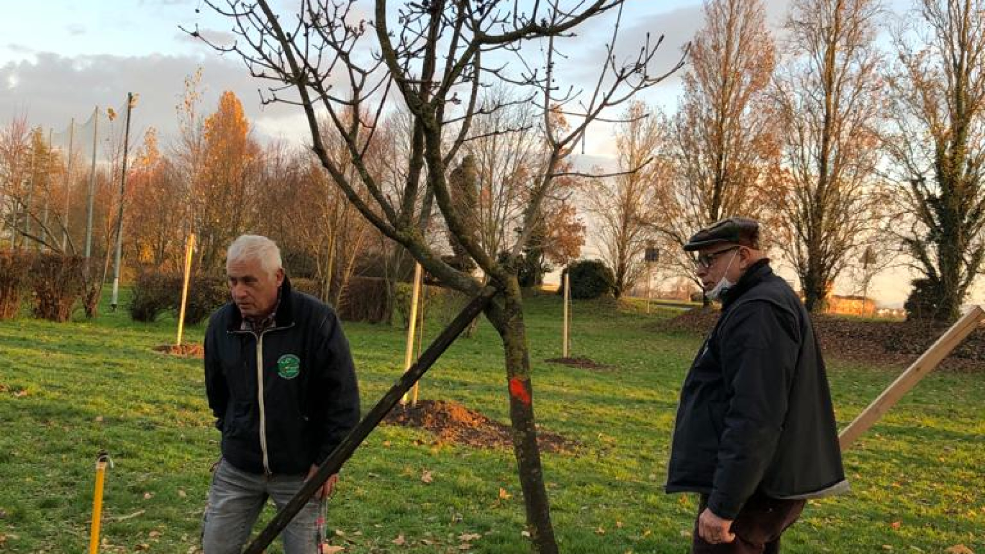Bosco degli Alpini pronto per l'inaugurazione. I residenti: "Grazie alle penne nere"