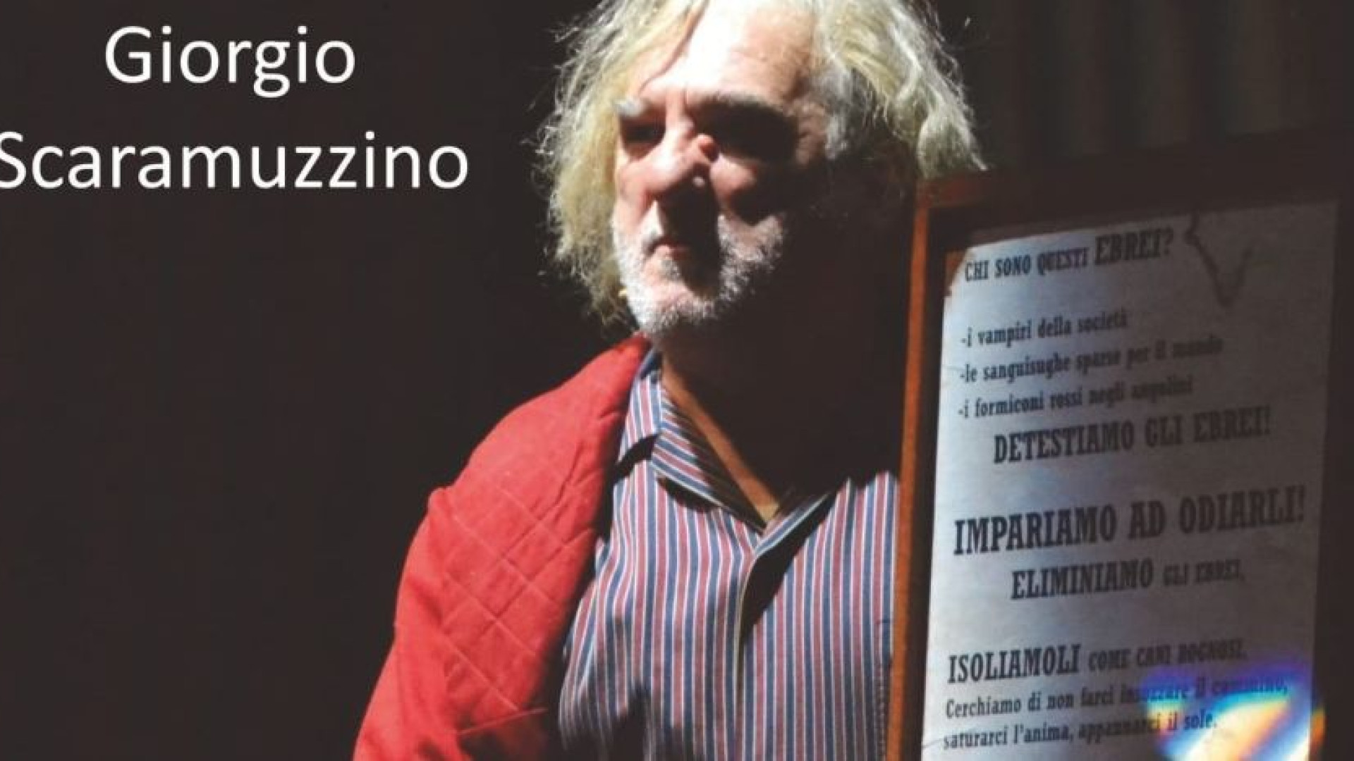 "Razza di italiani", a Borgonovo lo spettacolo di Giorgio Scaramuzzino
