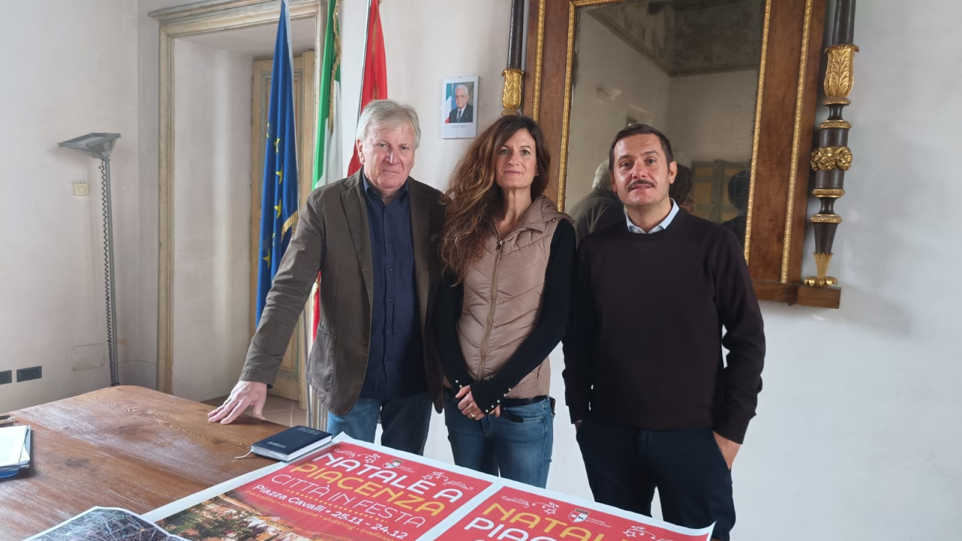 Natale a Piacenza: villaggio in piazza Cavalli e trenino gratuito nei weekend