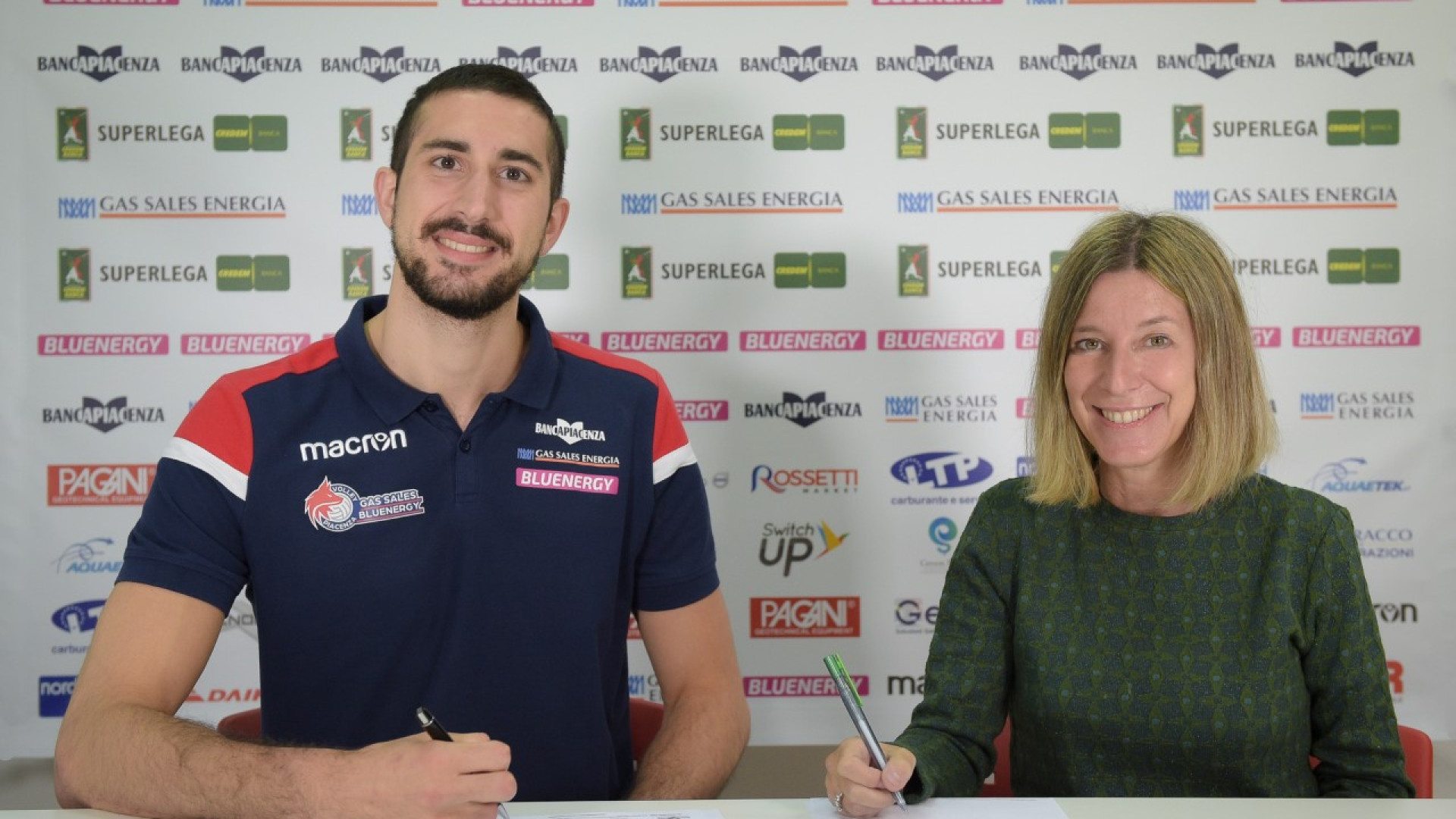 Gas Sales Bluenergy, Edoardo Caneschi in biancorosso fino al 2024. C'è il rinnovo