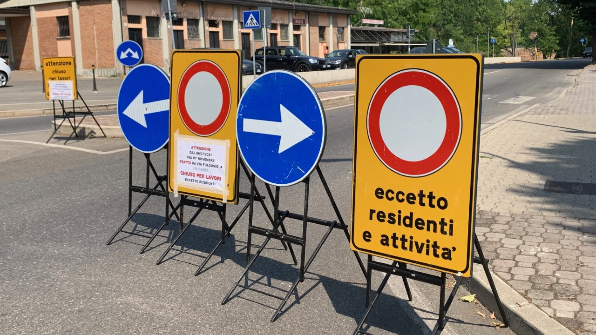 Nuova zona 30: da oggi fino a lunedì cambia la viabilità in via IV Novembre