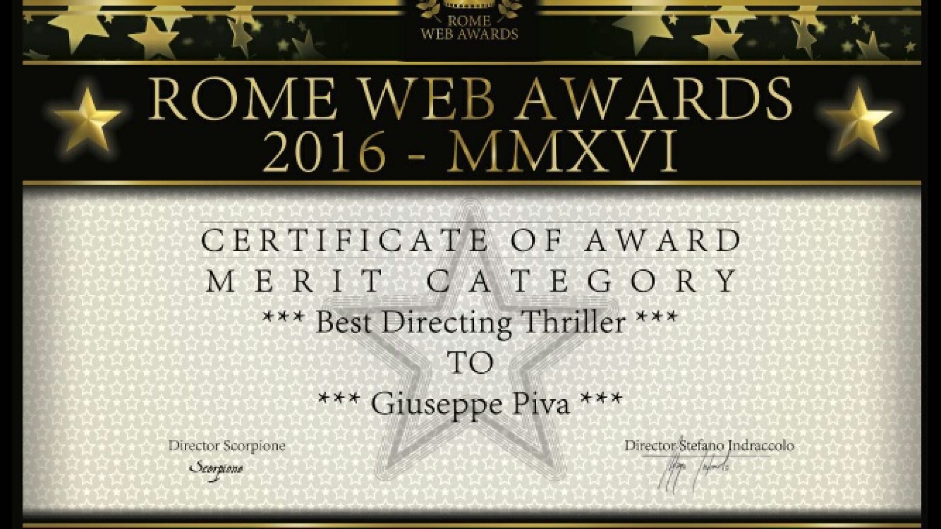"Nero" sbanca i Rome Awards, Piva miglior regista. Recensione su Ciak