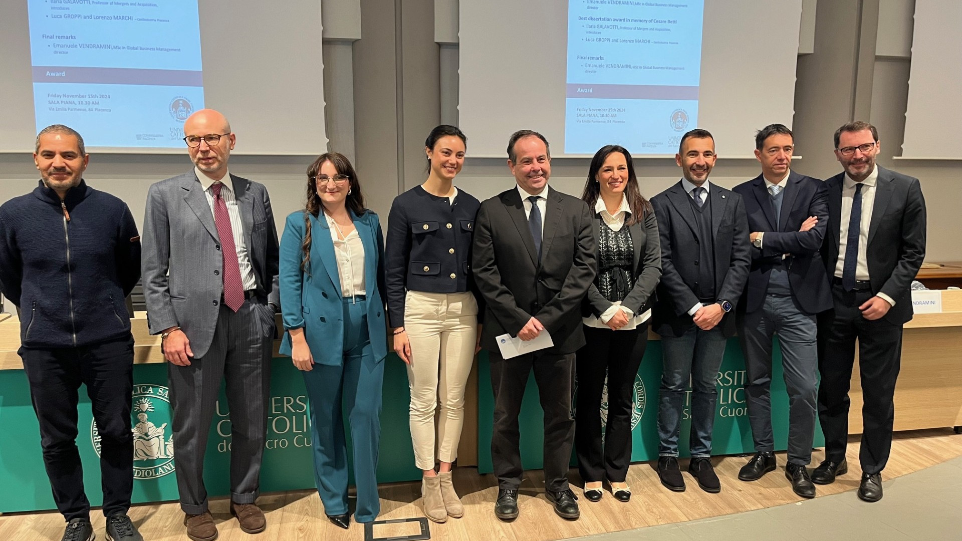 "Pensare globale nel locale": Maria e Sabrina premiate in ricordo di Cesare Betti