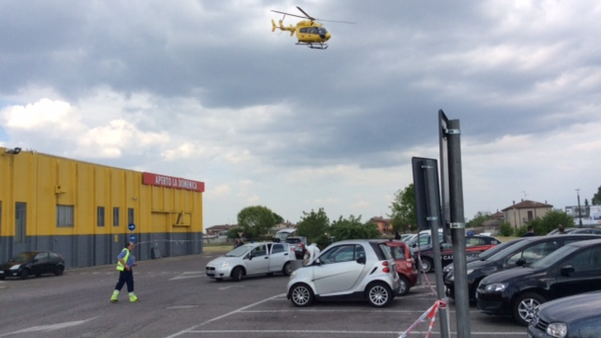 Rapina al Mercatone, migliorano le condizioni della guardia giurata