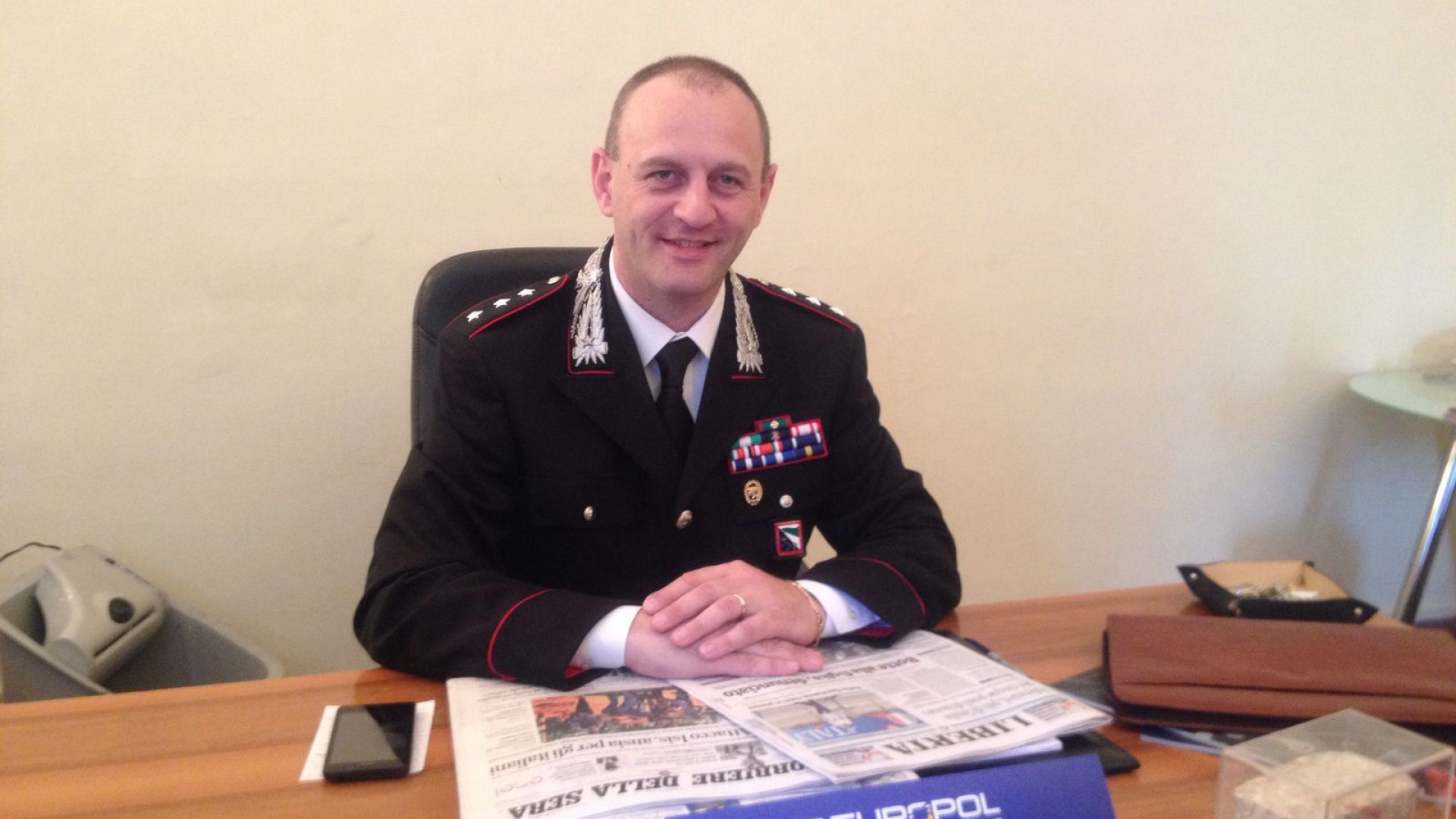 Compagnia Carabinieri di Piacenza, il nuovo comandante è Stefano Bezzeccheri
