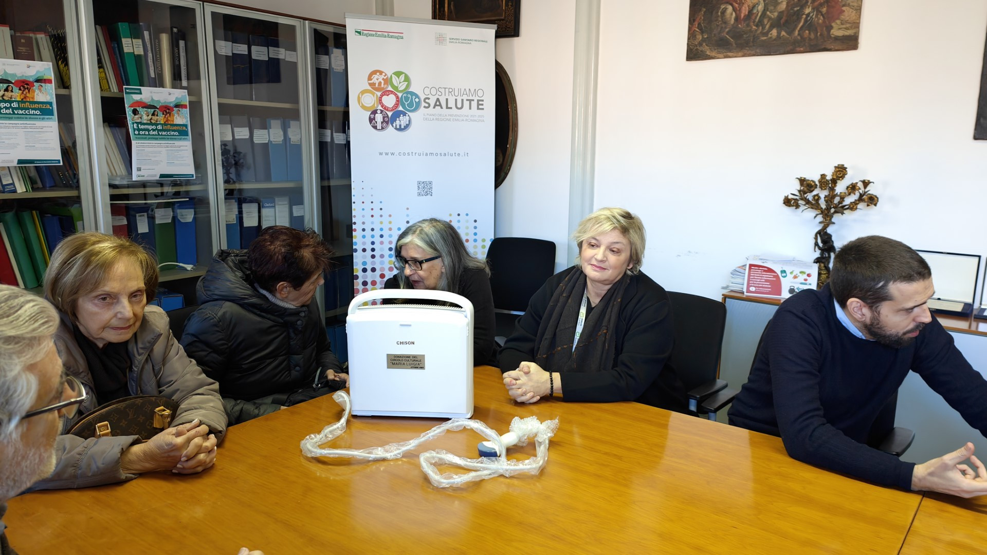 Nuovo ecografo portatile donato all'ospedale dal Circolo Maria Luigia