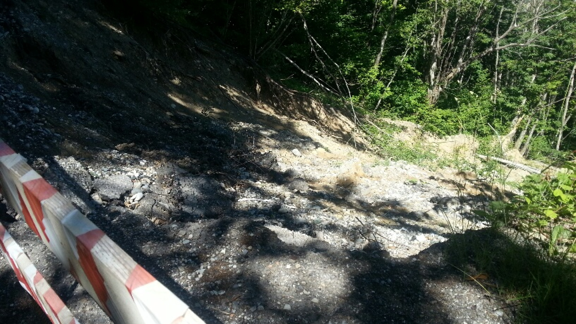 Frana a Morfasso: acquedotto a rischio. Lavori da settembre