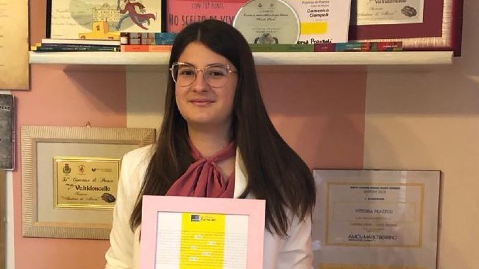 Poesia, studentessa di Castel San Giovanni terza al concorso nazionale