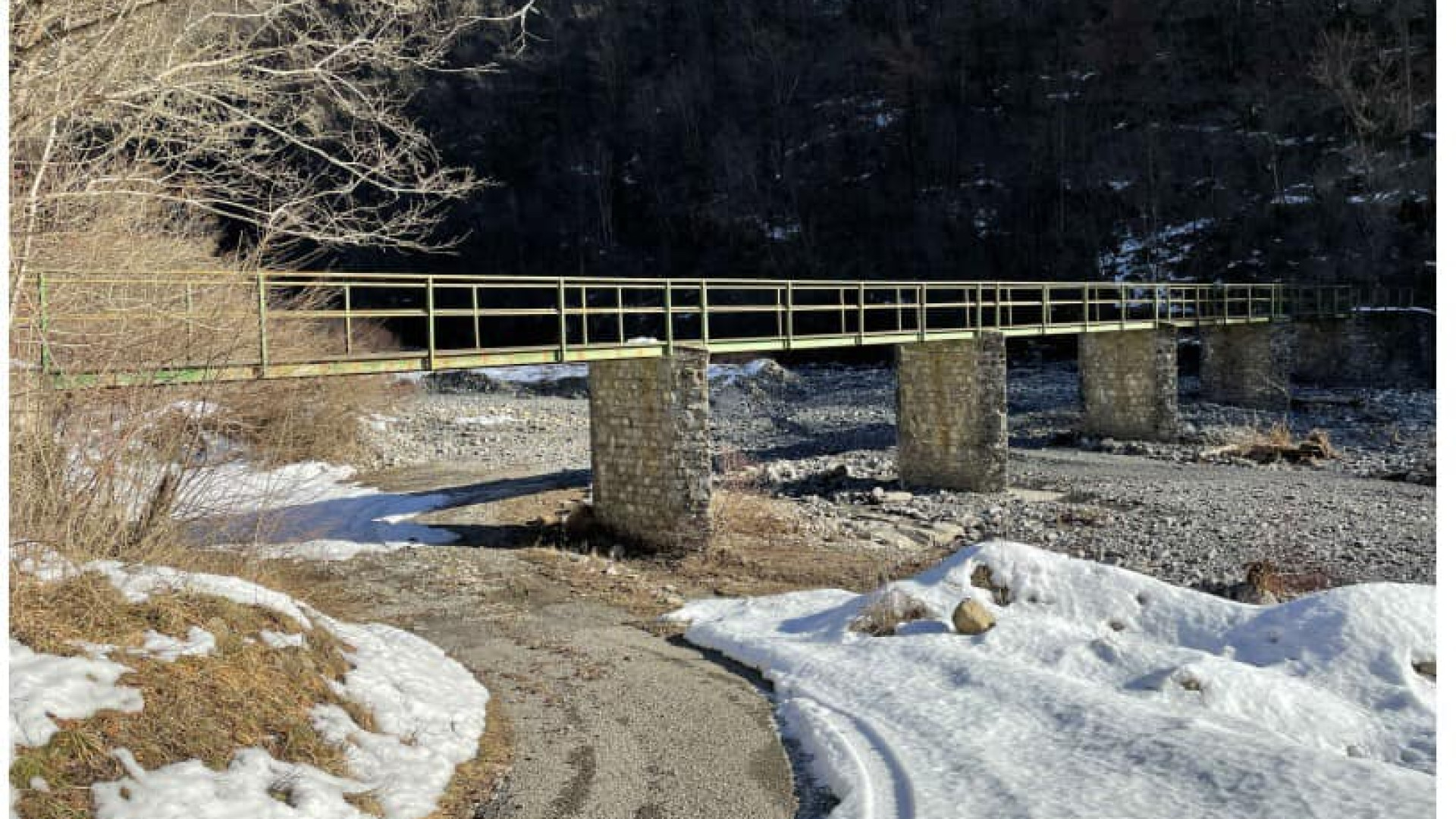 Finisce l'era dei guadi, Tartago avrà un nuovo ponte da mezzo milione