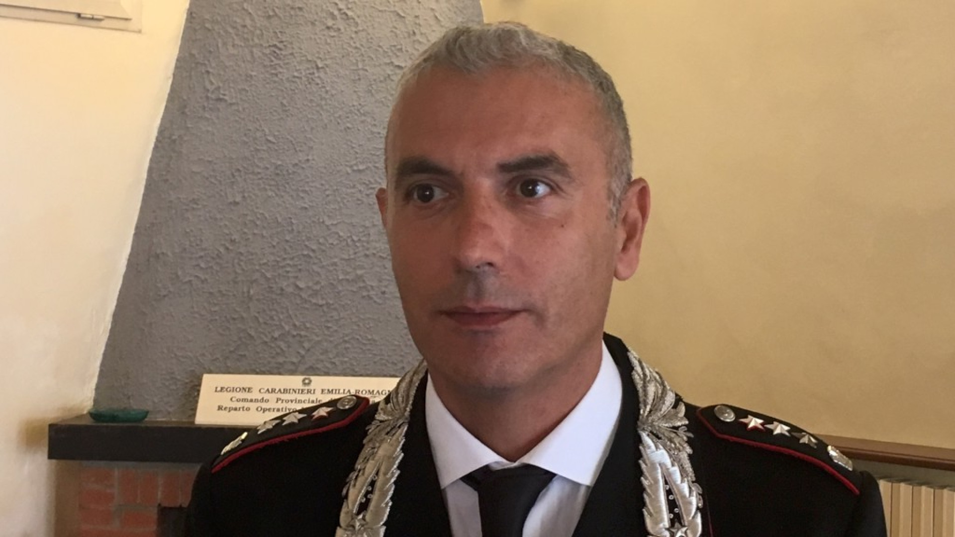 Il comandante dei carabinieri Piras saluta Piacenza: sarà a capo della segreteria del ministro De Micheli