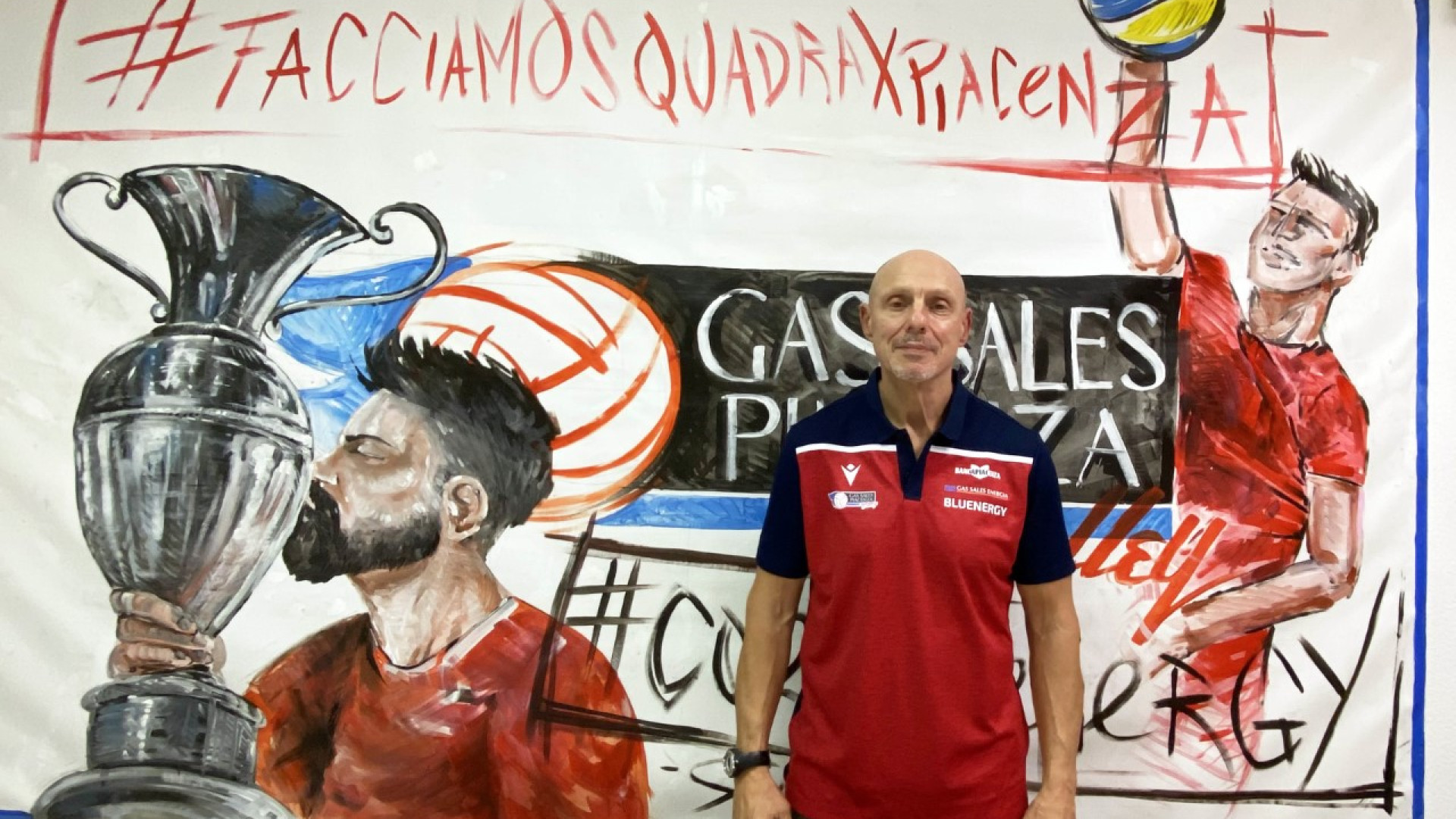 Carlos De Lellis è il nuovo preparatore della Gas Sales Bluenergy Volley Piacenza