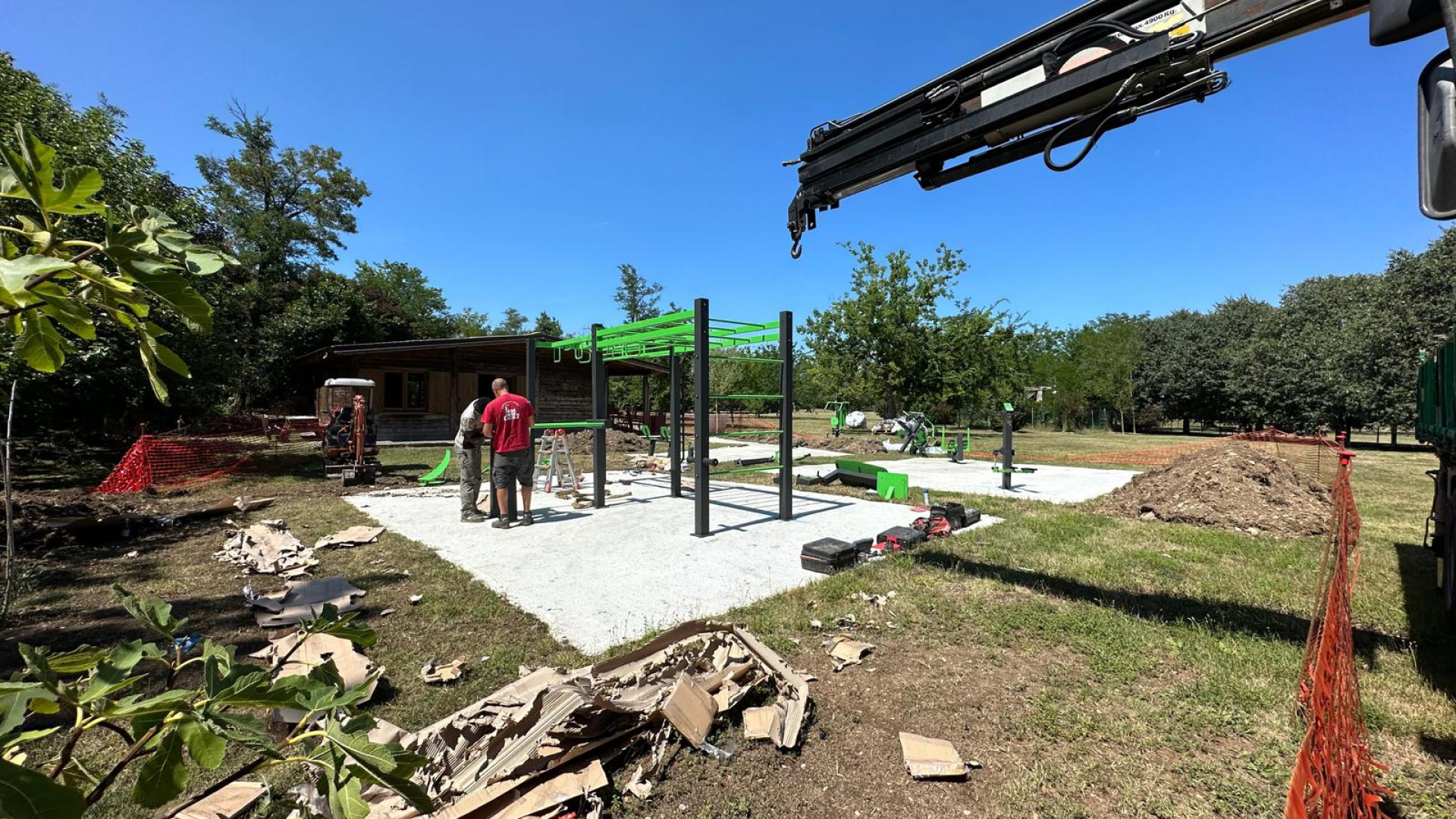 Lavori in corso al parco della Pace e Galleana: da lunedì nuove palestre a cielo aperto