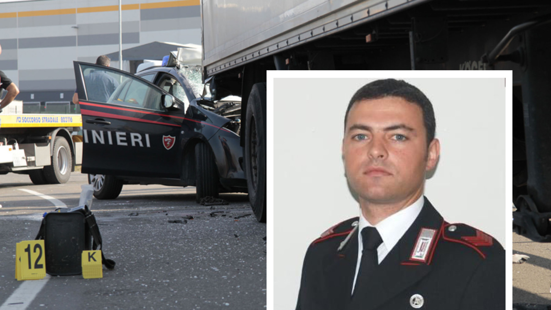 Schianto mentre inseguono auto sospetta, morto un carabiniere