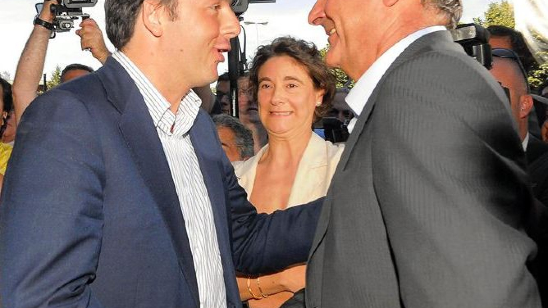 Chiusura comune della campagna elettorale dei comitati Bersani e Renzi, sabato 24 novembre in Largo Battisti