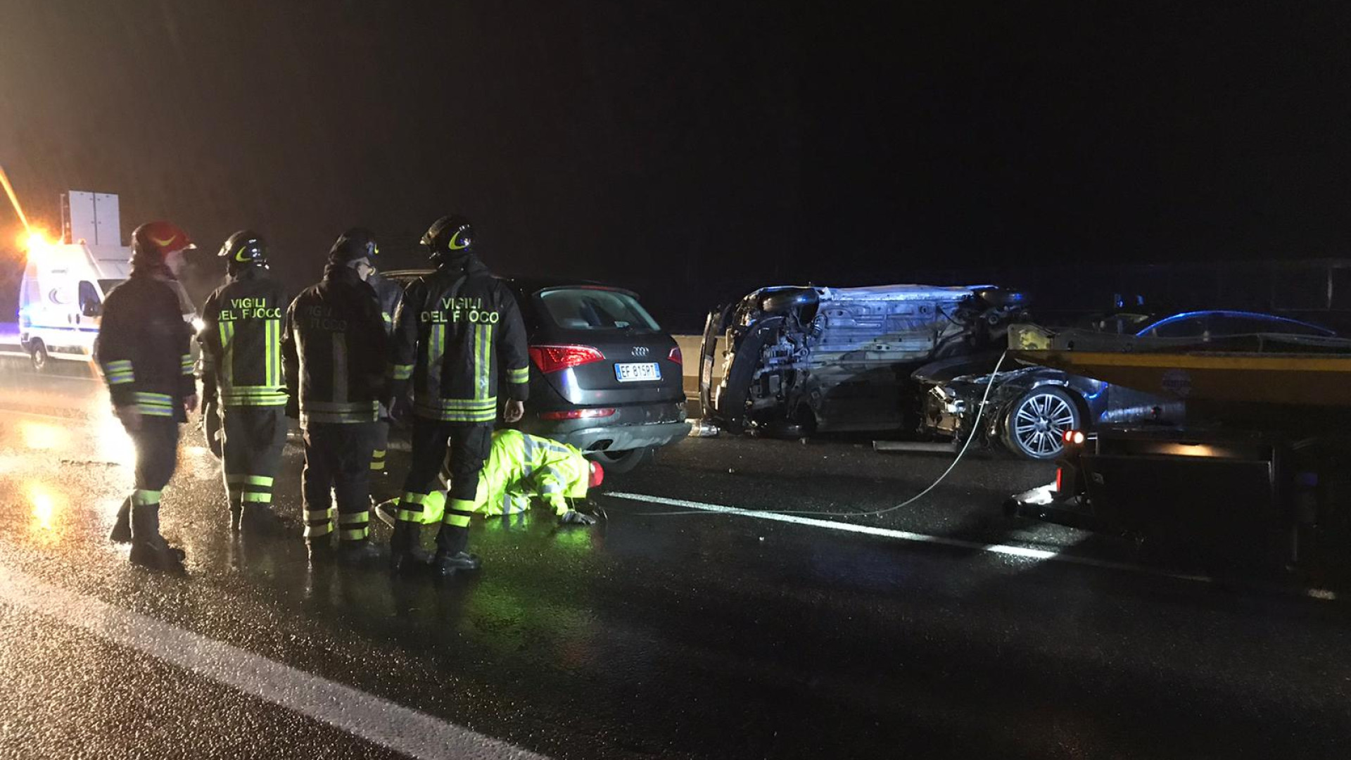 Maxi schianto in autostrada ad Alseno: tre mezzi coinvolti, quattro feriti al pronto soccorso