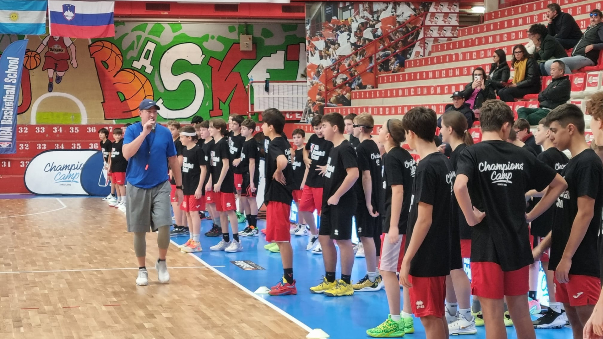 Un sogno che si avvera: i giovani della Bakery "a lezione" dai coach NBA