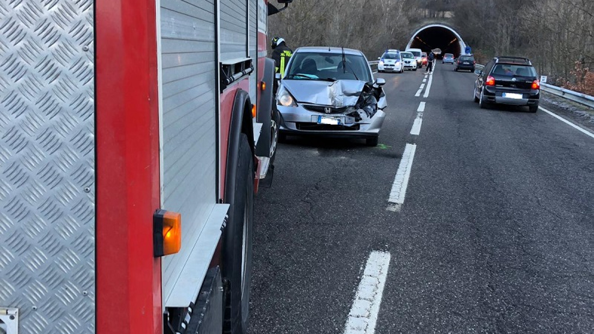 Brutto tamponamento lungo ponte Barberino: un ferito in condizioni serie
