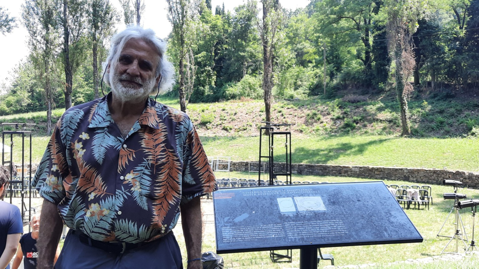 Cèsar Brie porta "Il lago dell'Oblio" al Festival di teatro antico di Veleia