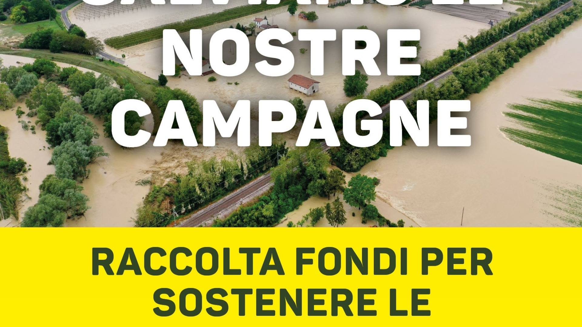 Coldiretti lancia una raccolta per gli agricoltori: “Salviamo le nostre campagne”