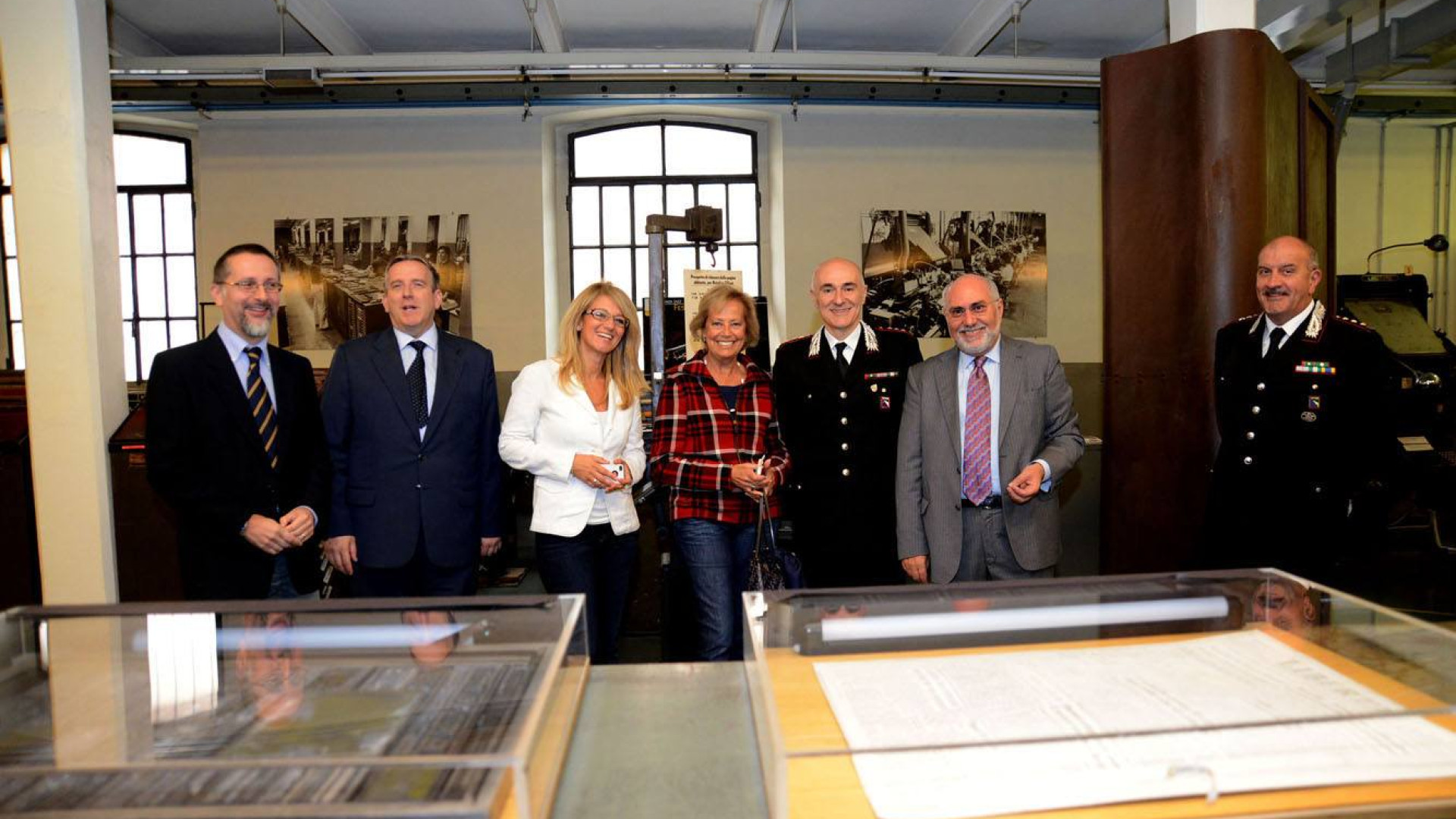 Comando dei carabinieri, i nuovi vertici in visita all'Editoriale Libertà