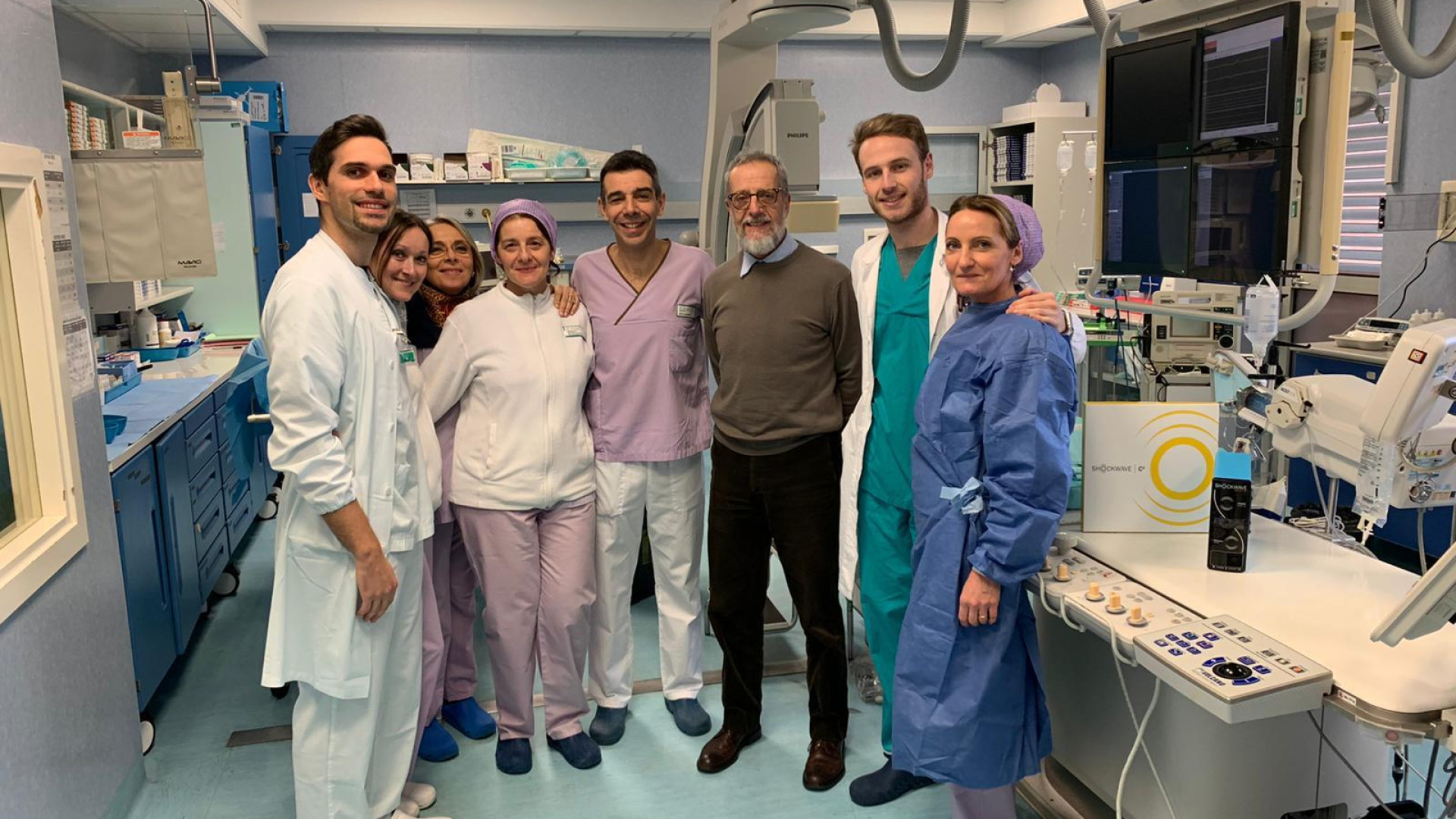 Onde d’urto per liberare le coronarie, primo caso a Piacenza su un 80enne