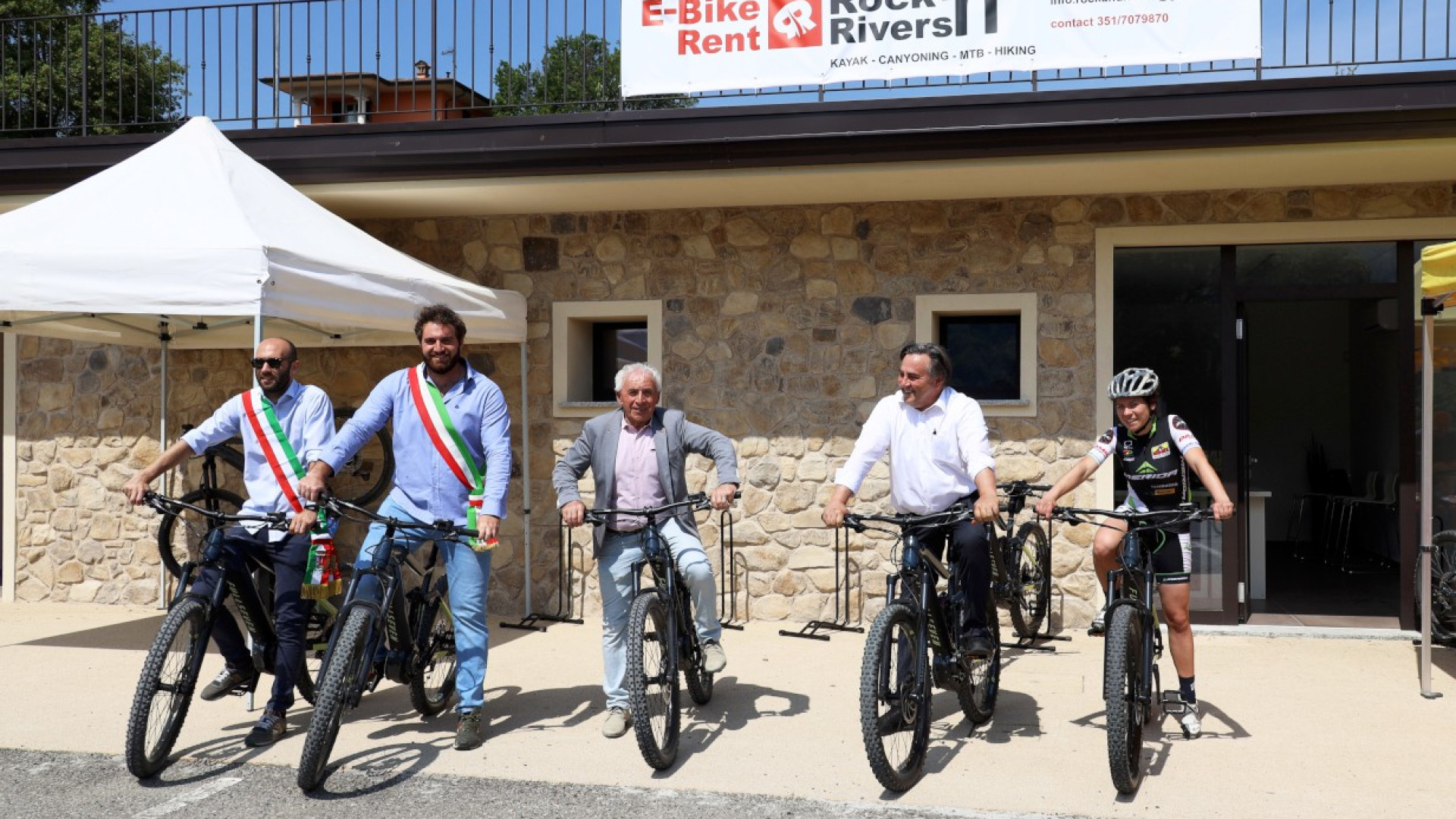 Travo, dal Trebbia alle vette senza fatica:  inaugurato il noleggio e-bike
