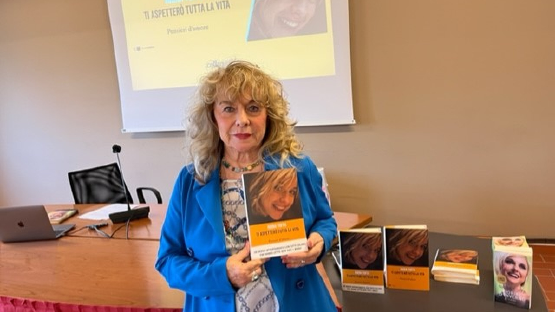 La madre di Nadia Toffa in Sant'Isidoro: "Il suo ricordo per la ricerca oncologica"