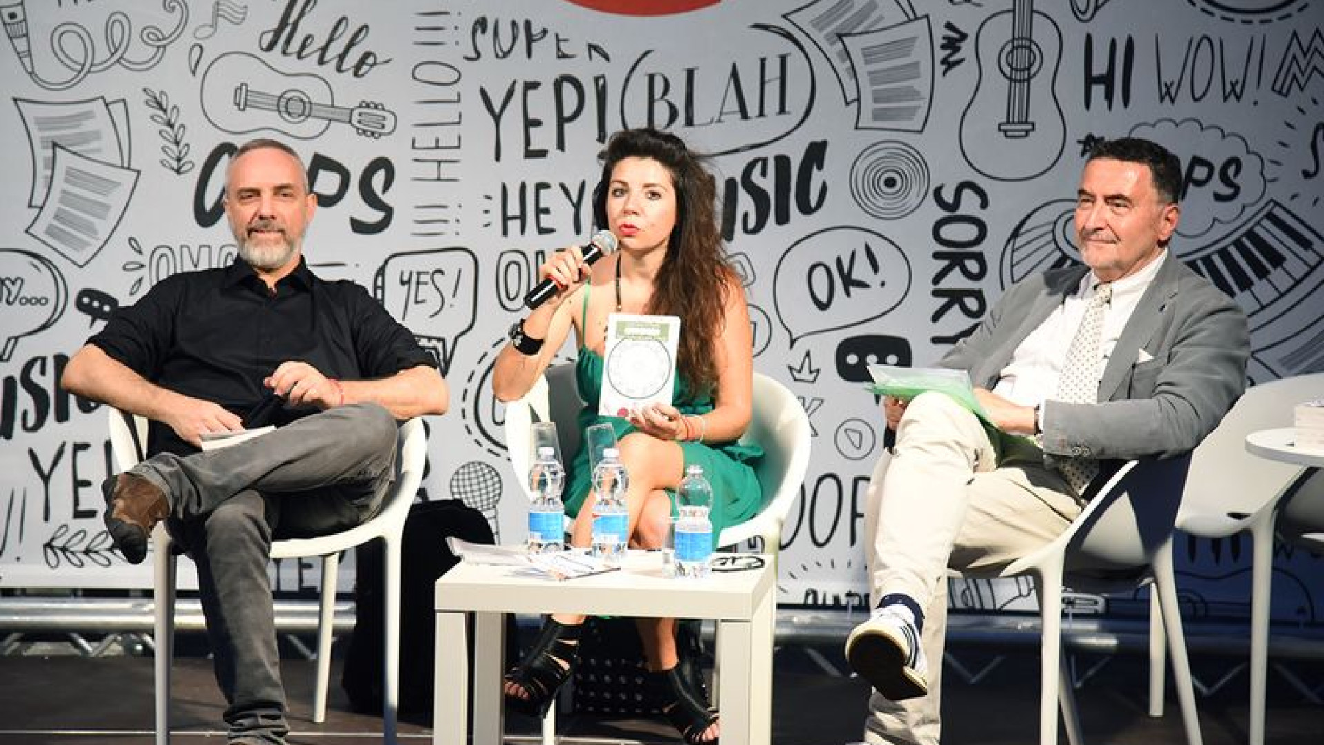 Al Gola Gola Festival Valerio Massimo Manfredi e la Dj Stokholma