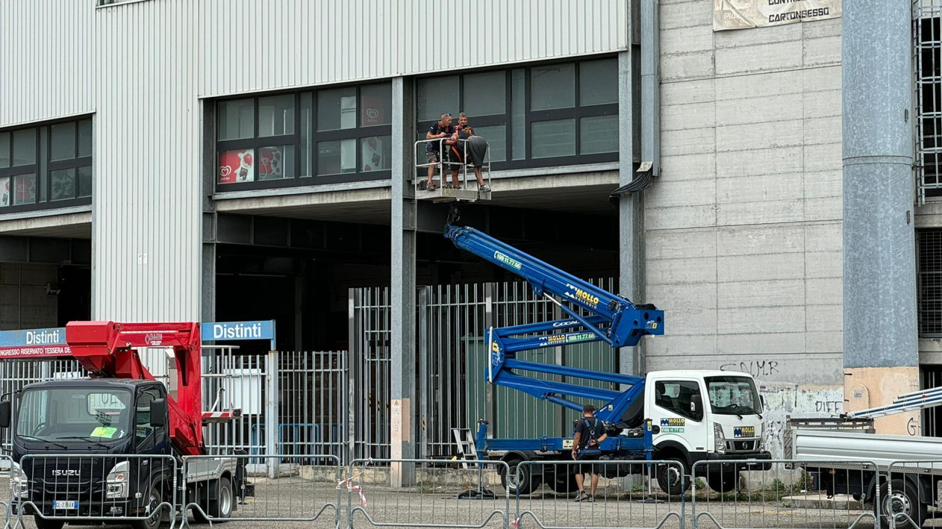 Danni al tetto del Garilli, finita la riparazione. Stadio pronto per l'esordio del Piace